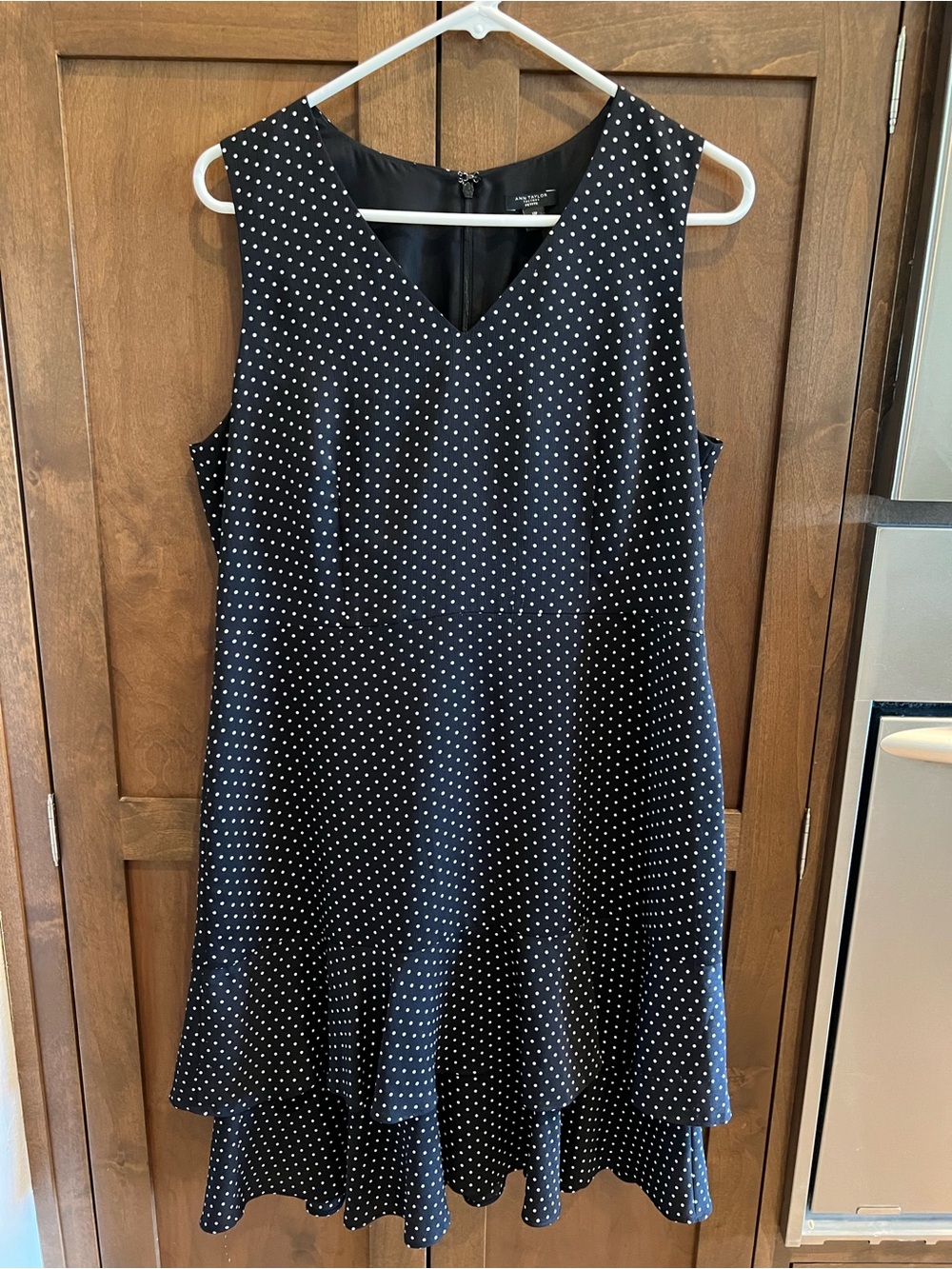 Black Polka Dot Dress - Coquette - Ann Taylor